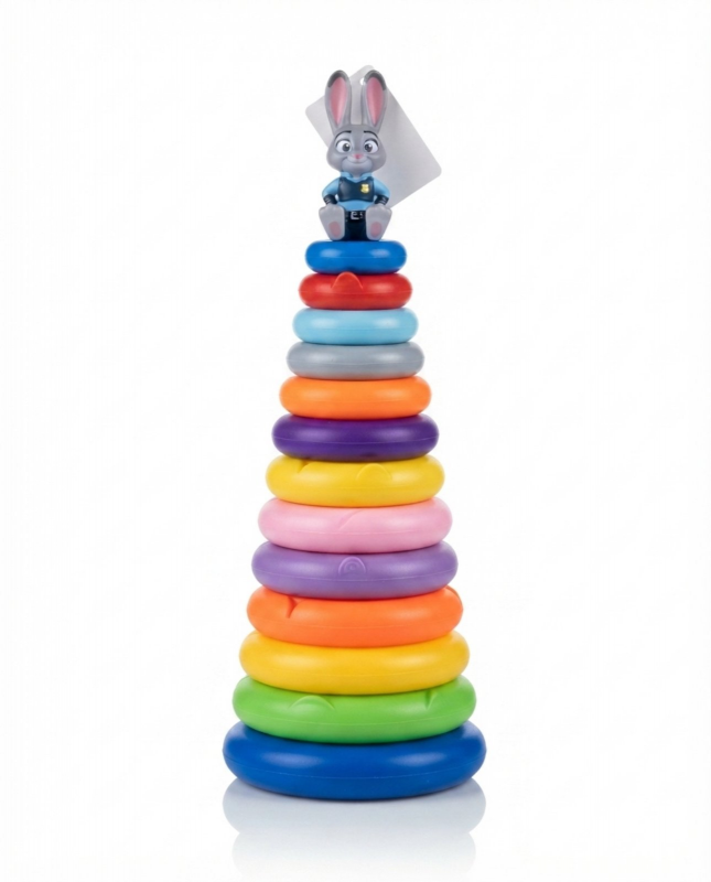 Baby Cele Rainbow Tower Rabbit