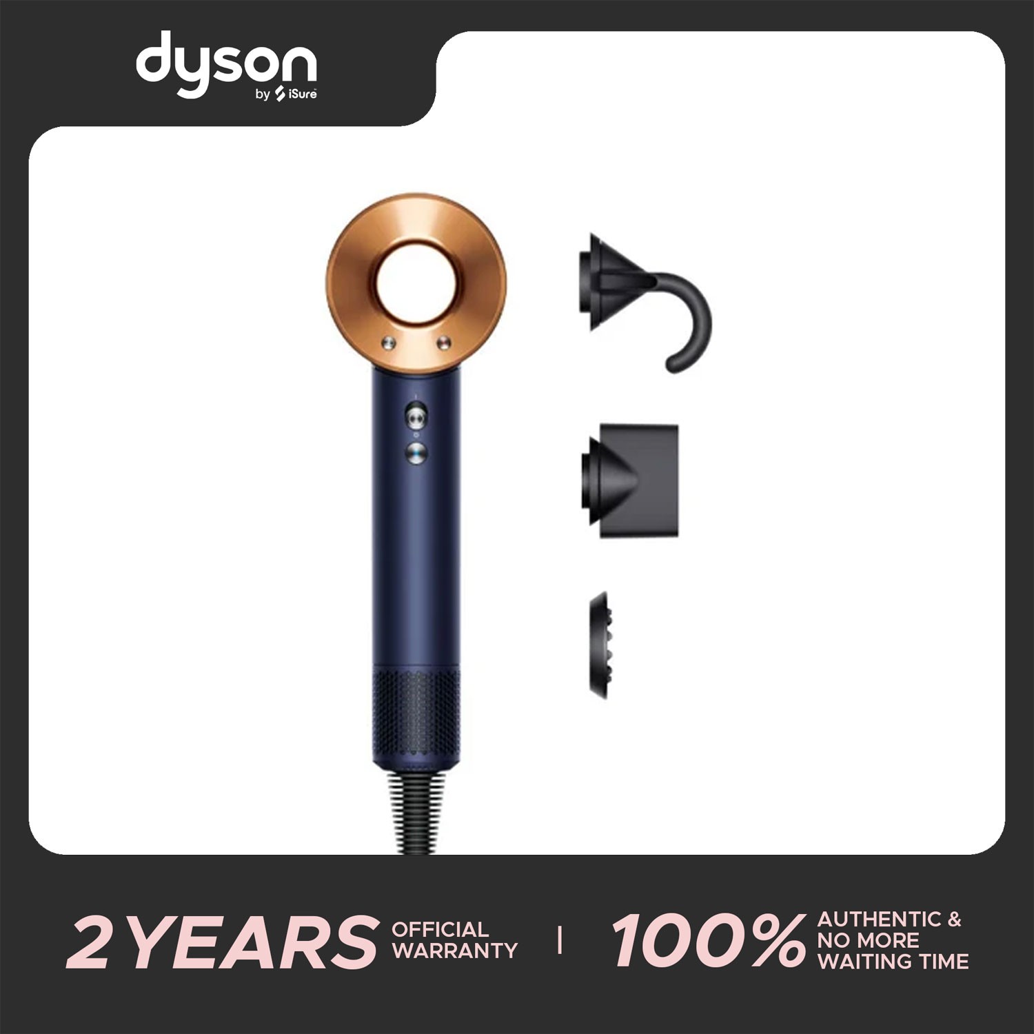 Dyson Supersonic hair dryer (Eco-Friendly Box Edition) Prussian Blue/Rich Copper