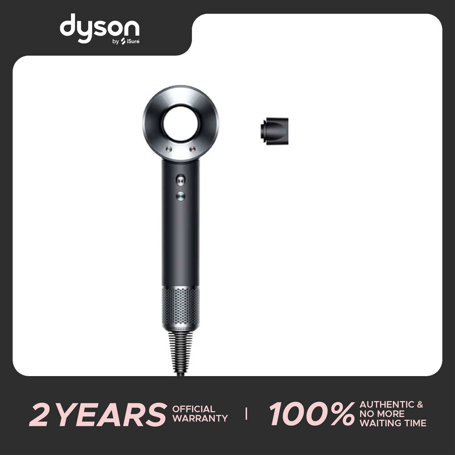 Dyson Supersonic Origin hair dryer (Eco-Friendly Box Edition) Black/Nickel