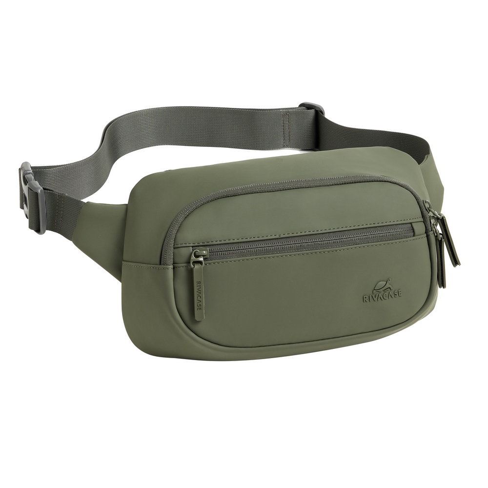 RIVACASE 7812 olive green Eden-ECO Waist/Sling bag, size M /12