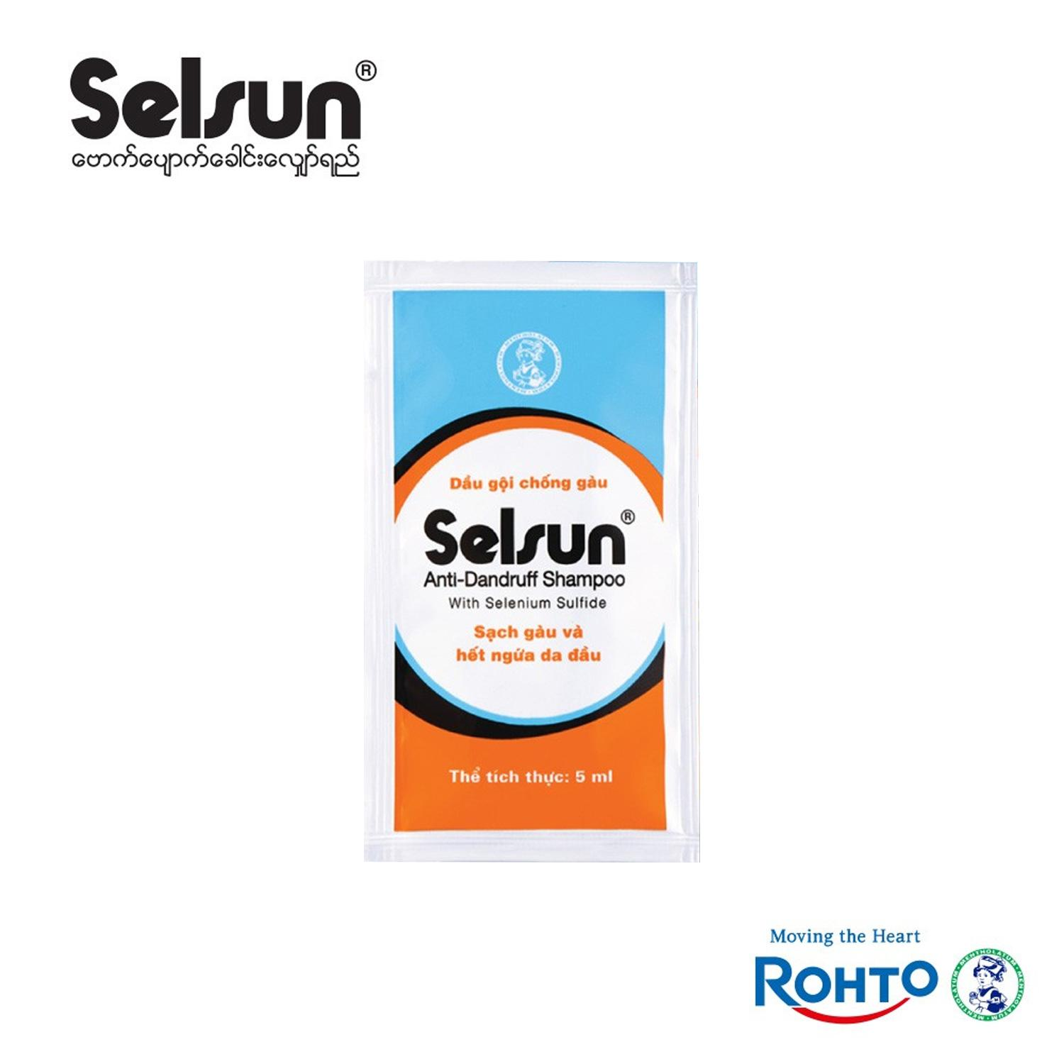 Selsun ဗောက်ပျောက်ခေါင်းလျှော်ရည်- 5ml