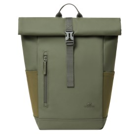 RIVACASE 7826 black, olive green Eden-ECO 17L Roll top backpack 14" /6