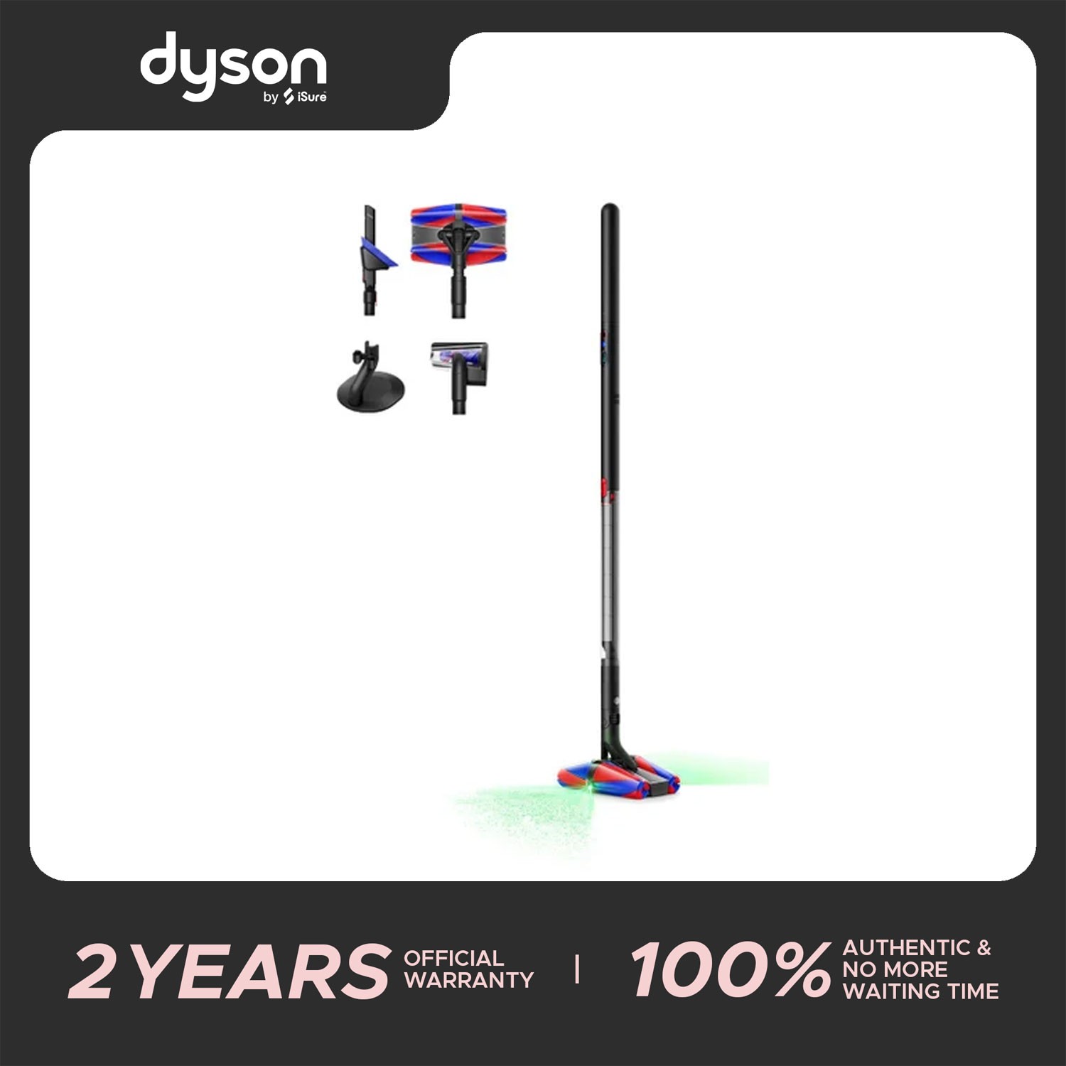 Dyson PencilVac Fluffycone cleaner (Black/Gray)