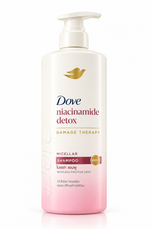 Dove Shampoo Niacinamide Detox - 360ml