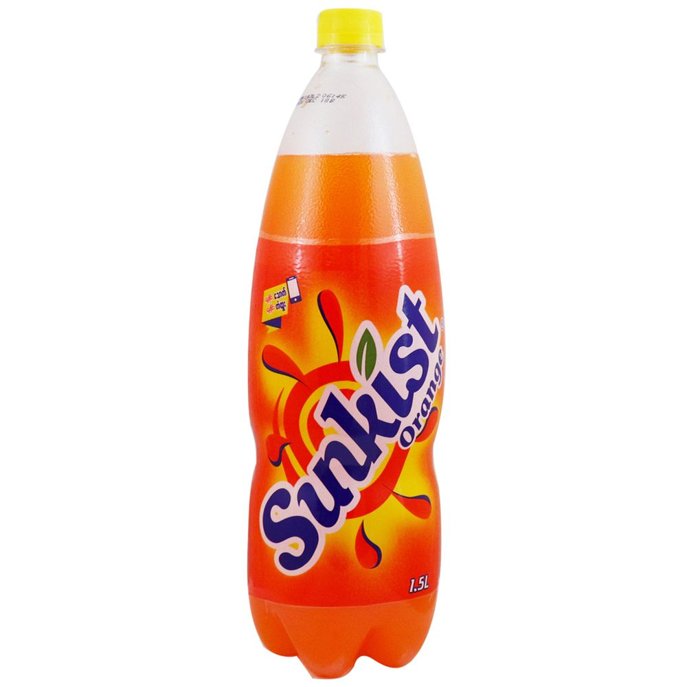 Sunkist Orange Carbonated Soft Drink 1.5L