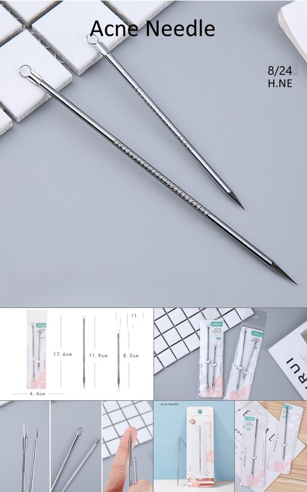 Shwe Mall Acne Needle (Double Sided-B0754 , 2pcs)-YPCAN004