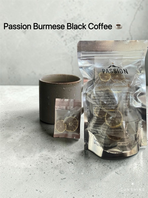 Passion Burmese Black Coffee ( 180g x 10 Sachets)