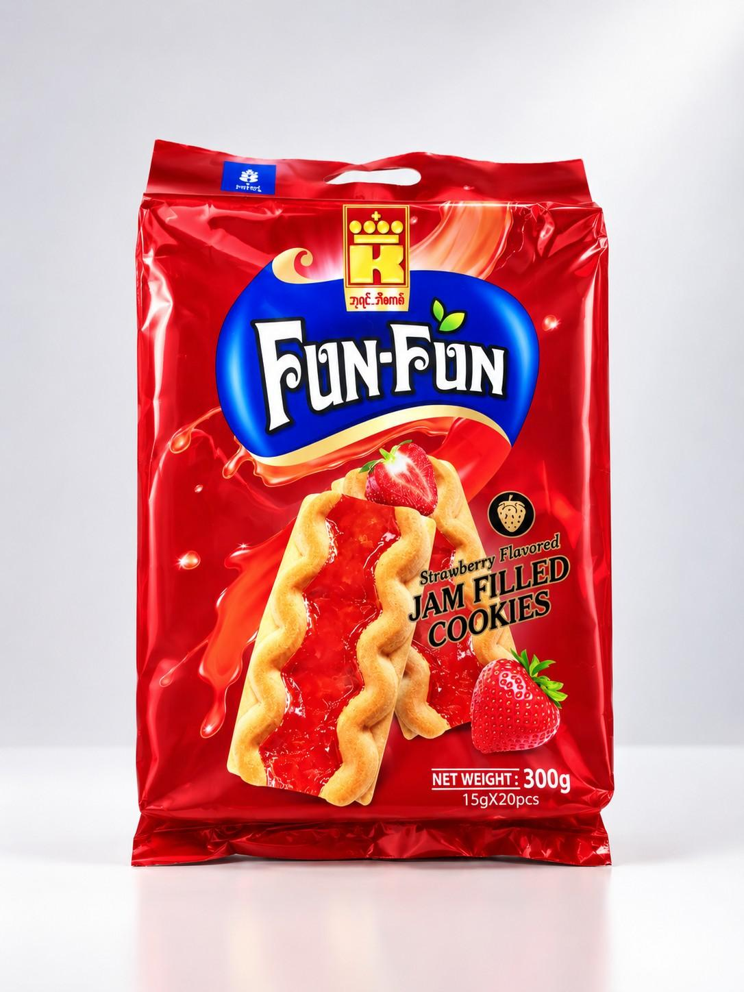 BAYIN Fun-Fun Strawberry Cookies