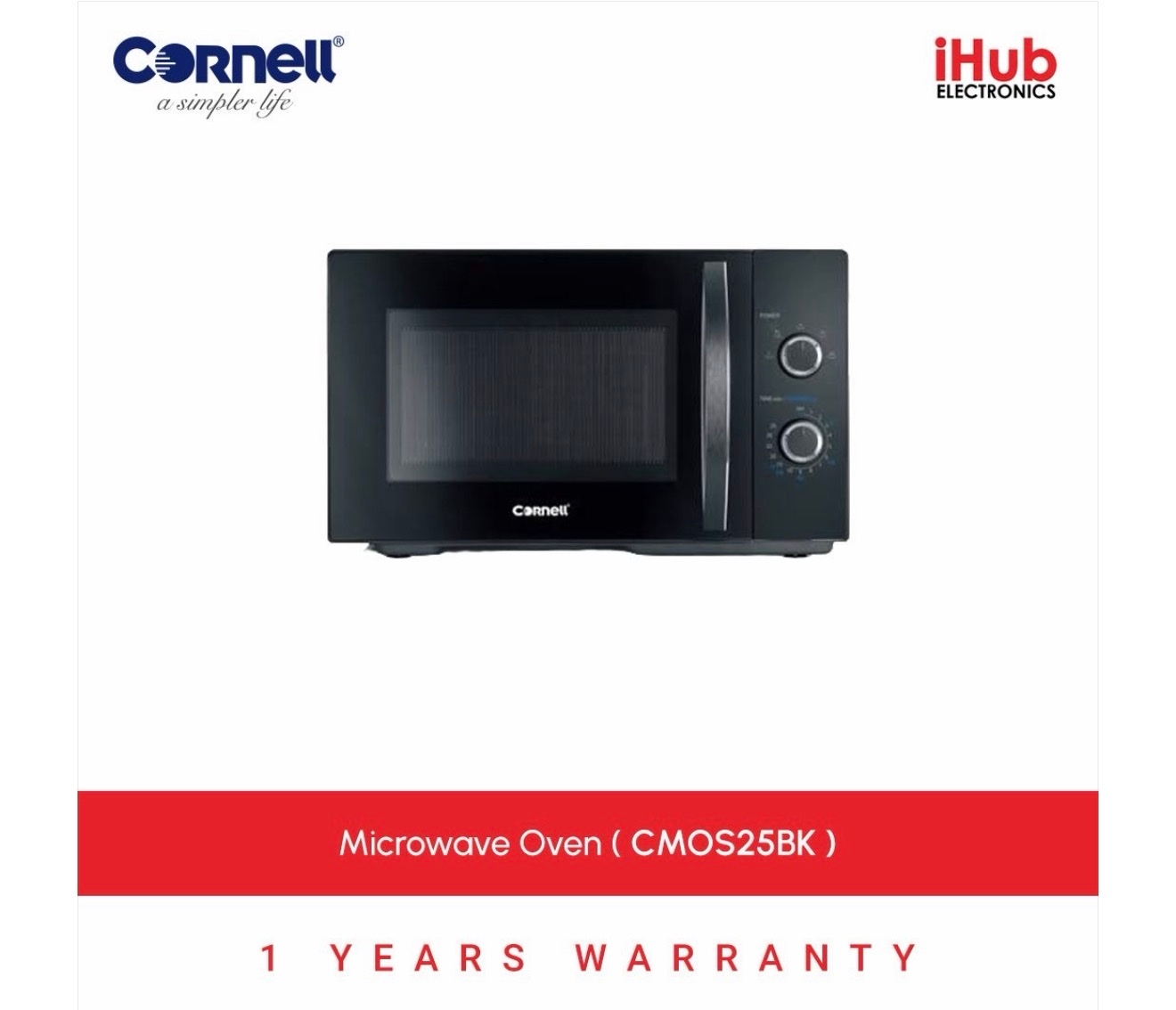 Cornell Microwavwe Oven (CMOS25BK)
