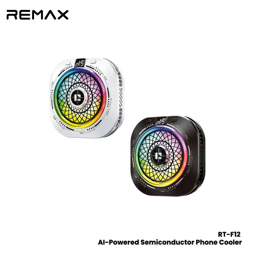 REMAX---RT-F12 AI LCING SEMICONDUCTOR PHONE & TABLET COOLER(150468)(NPL-9/26) - 01141897W