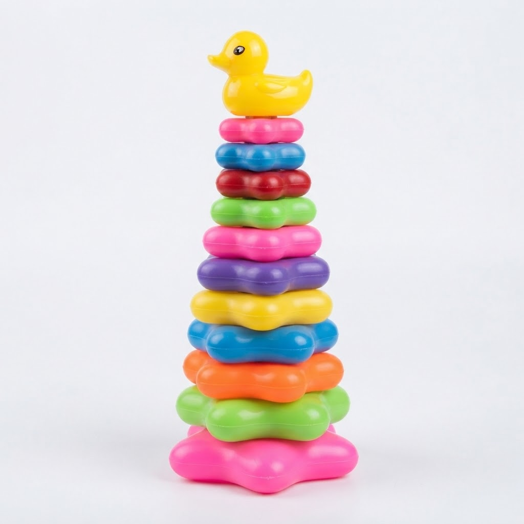 Baby Cele Rainbow Tower Duck