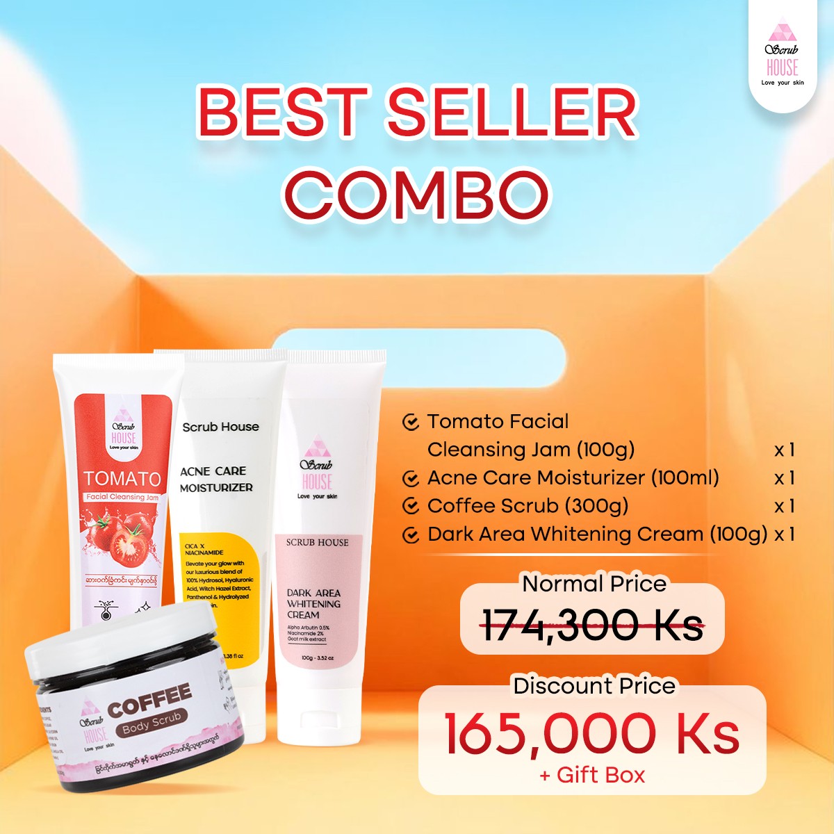 Scrub House Thadingyut Gift Set - 2