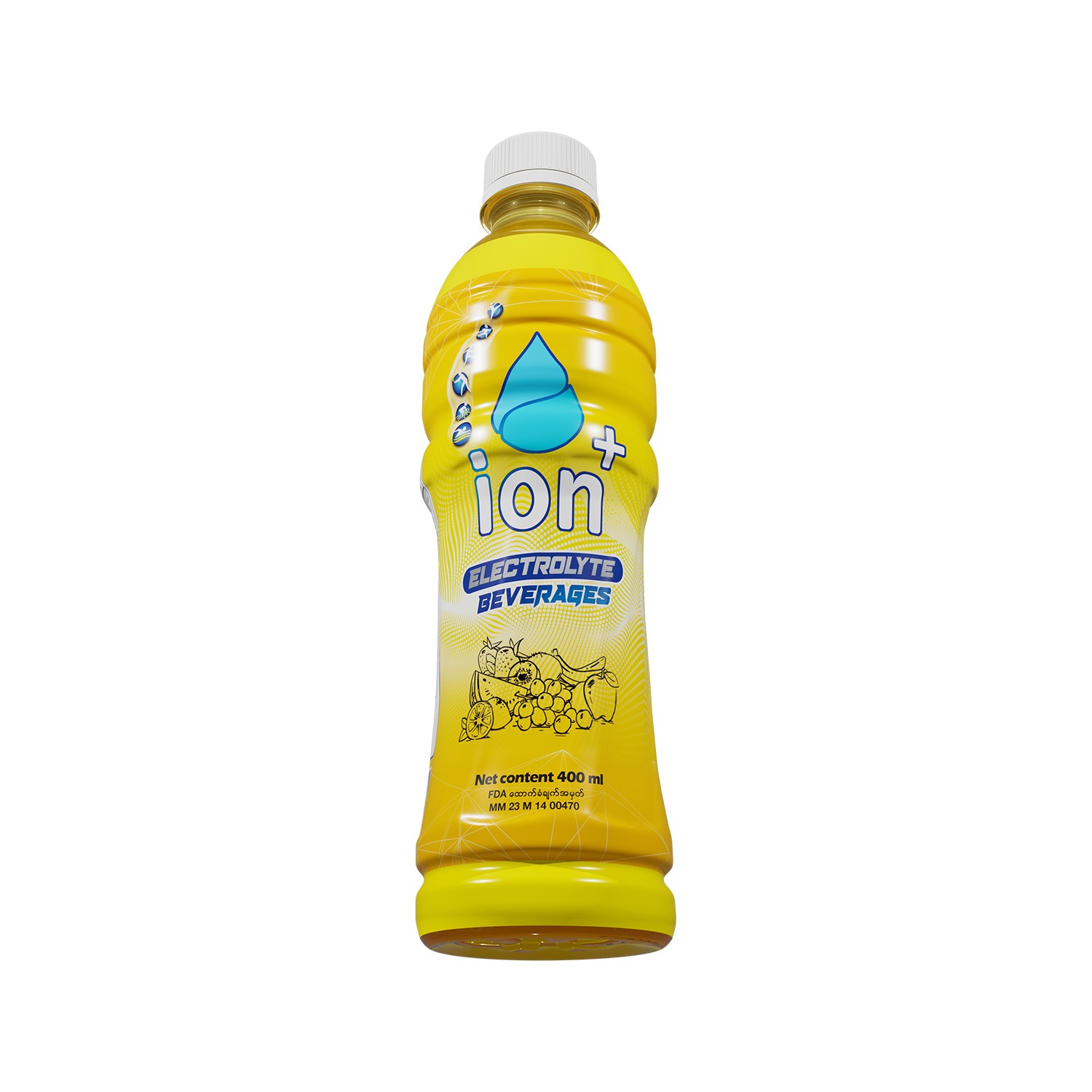 Ion Plus သီးစုံဓာတ်ဆား အားဖြည့်ဖျော်ရည် (Exp -11/12/26)