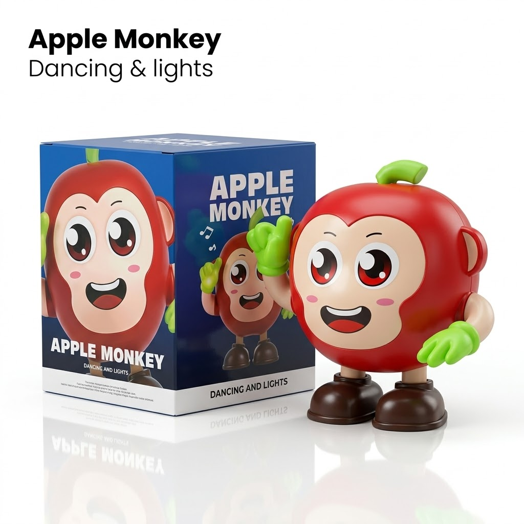 Baby Cele Apple Monkey Dancing