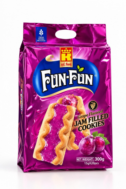 BAYIN Fun-Fun Grape Cookies