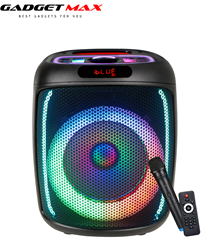 GADGET MAX---GMPT-40 PARTY BOX 40W (8"*1) BLUETOOTH SPEAKER 20080006BK