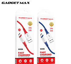 GADGET MAX---GX06 MICRO 2.4A FAST CHARGING EXQUISITE & PRACTICAL DATA CABLE FOR MICRO (2.4A)(1M) (NPL-7/2022) 20070008BL