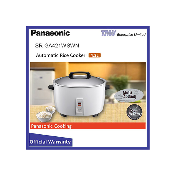 PANASONIC Rice Cooker (Commercial) - SR-GA421WSWN