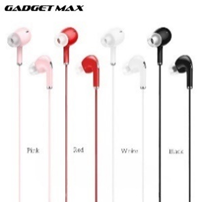 GADGET MAX---GM20 3.5MM WIRED CONTROL UNIVERSAL EARPHONES WITH MIC (1.2M)