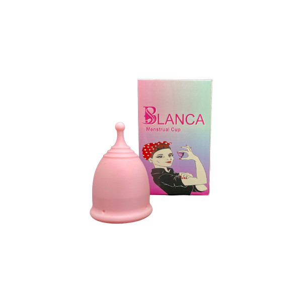 BLANCA အမျိုးသမီးလစဥ်သုံးခွက် - Sport Cup ပန်းရောင်