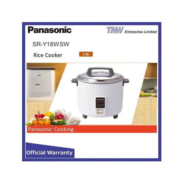 Panasonic Rice Cooker - SR-Y18WSW