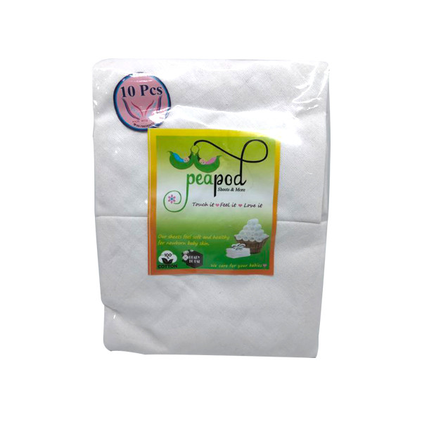 Peapod  Baby Napkin 36''x36'' ( Green )