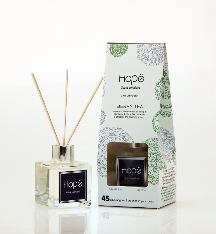 Hope Scent Car Diffuser Berry Tea - 50 ml
