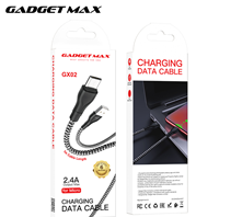GADGET MAX---GX02 MICRO 2.4A CHARGING DATA CABLE FOR MICRO (2.4A)(1M) 20070003BKR