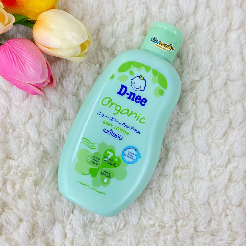 D-nee Newborn Baby Lotion For Sensitive Skin  Organic Green 200ML