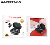 GADGET MAX---GM11 TRUE WIRELESS BLUETOOTH HEADSET (V5.1) 20030003BK