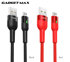 GADGET MAX---GX05 MICRO 2.4A AUTO DISCONNECT DATA CABLE FOR MICRO (2.4A)(1.2M) 20070006BK